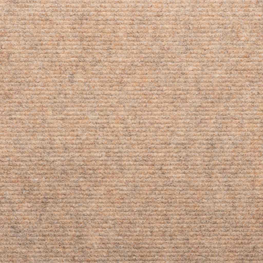 Selvklebende trappematter 10 stk beige 56x17x3 cm
