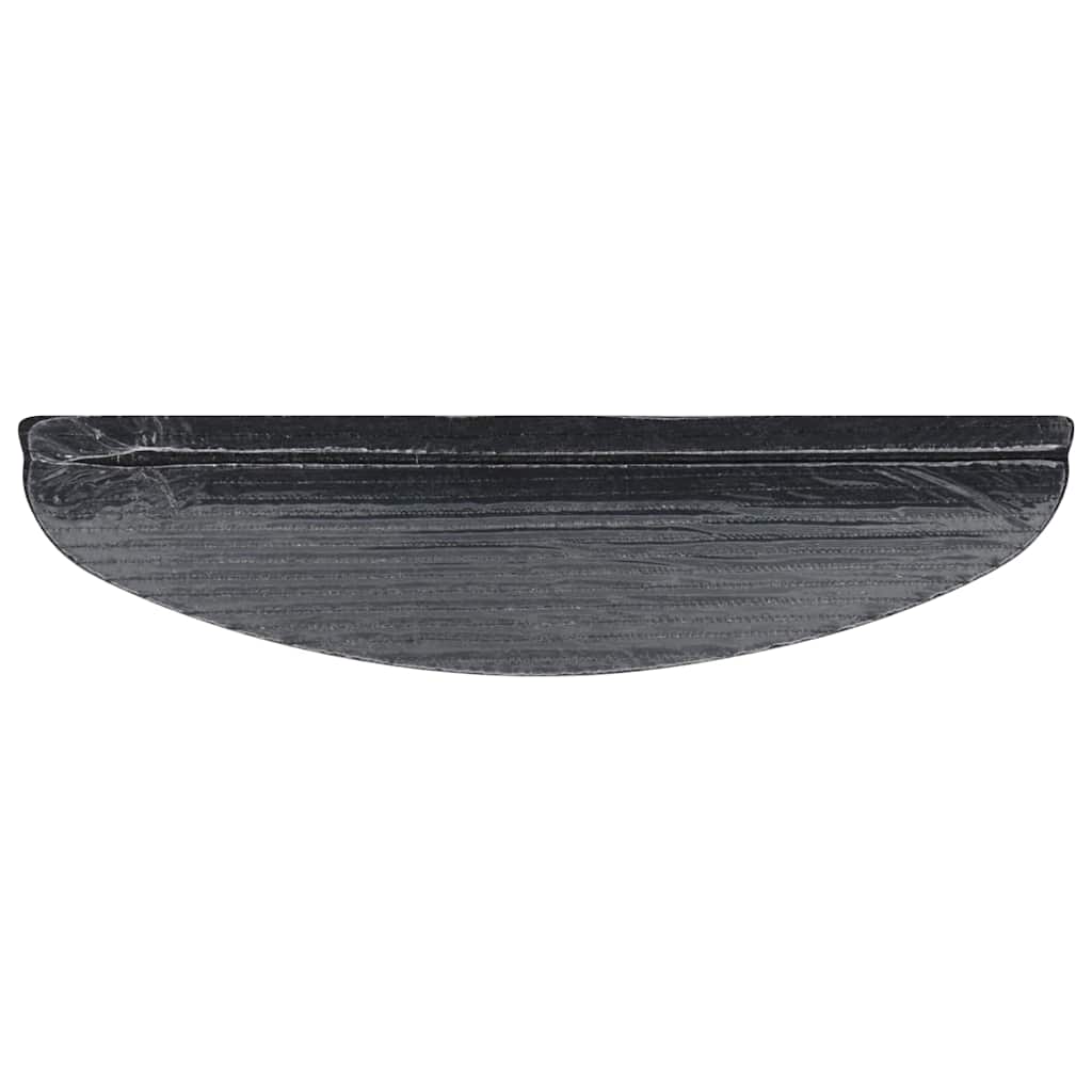 Selvklebende trappematter 10 stk antrasitt 56x17x3 cm