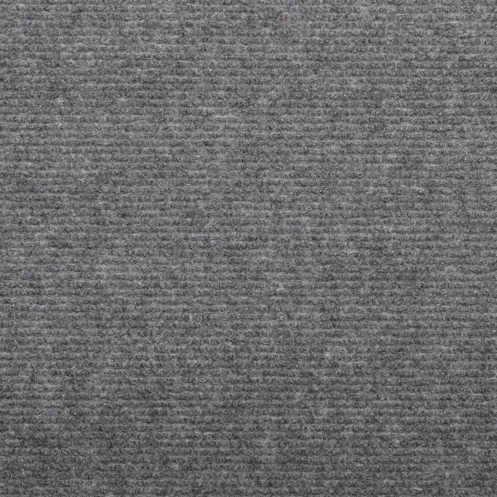 Selvklebende trappematter 10 stk grå 65x22,5x3,5 cm