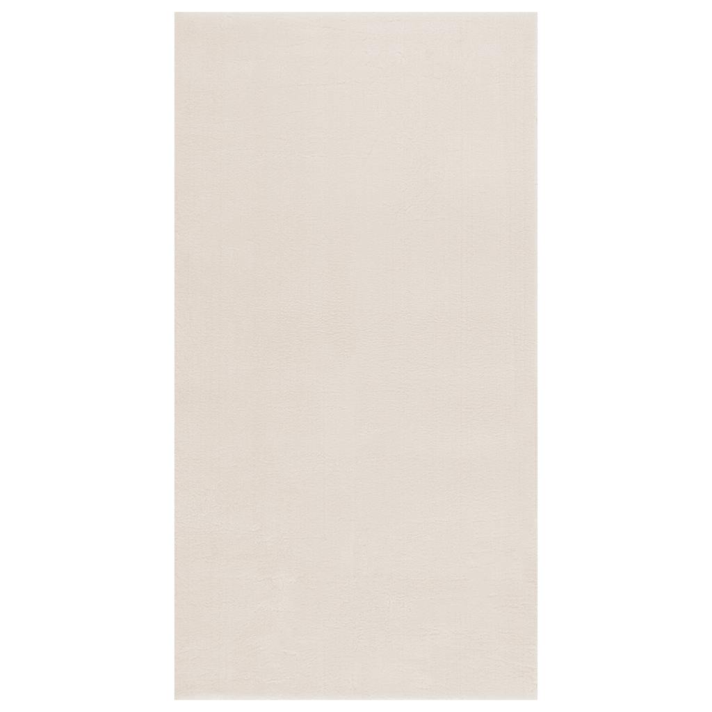 Shaggy-teppe kremhvit 120x183 cm polyester