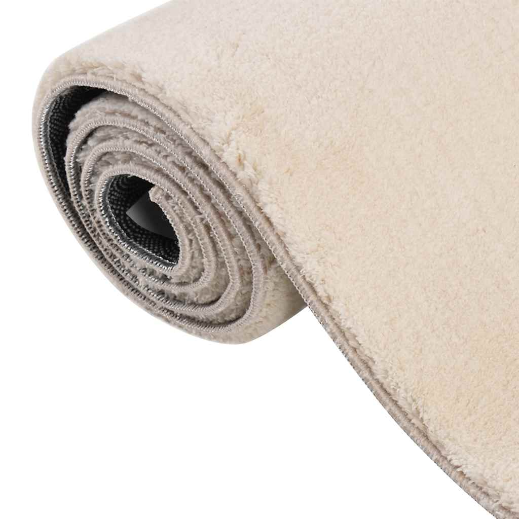 Shaggy-teppe beige 120x183 cm polyester