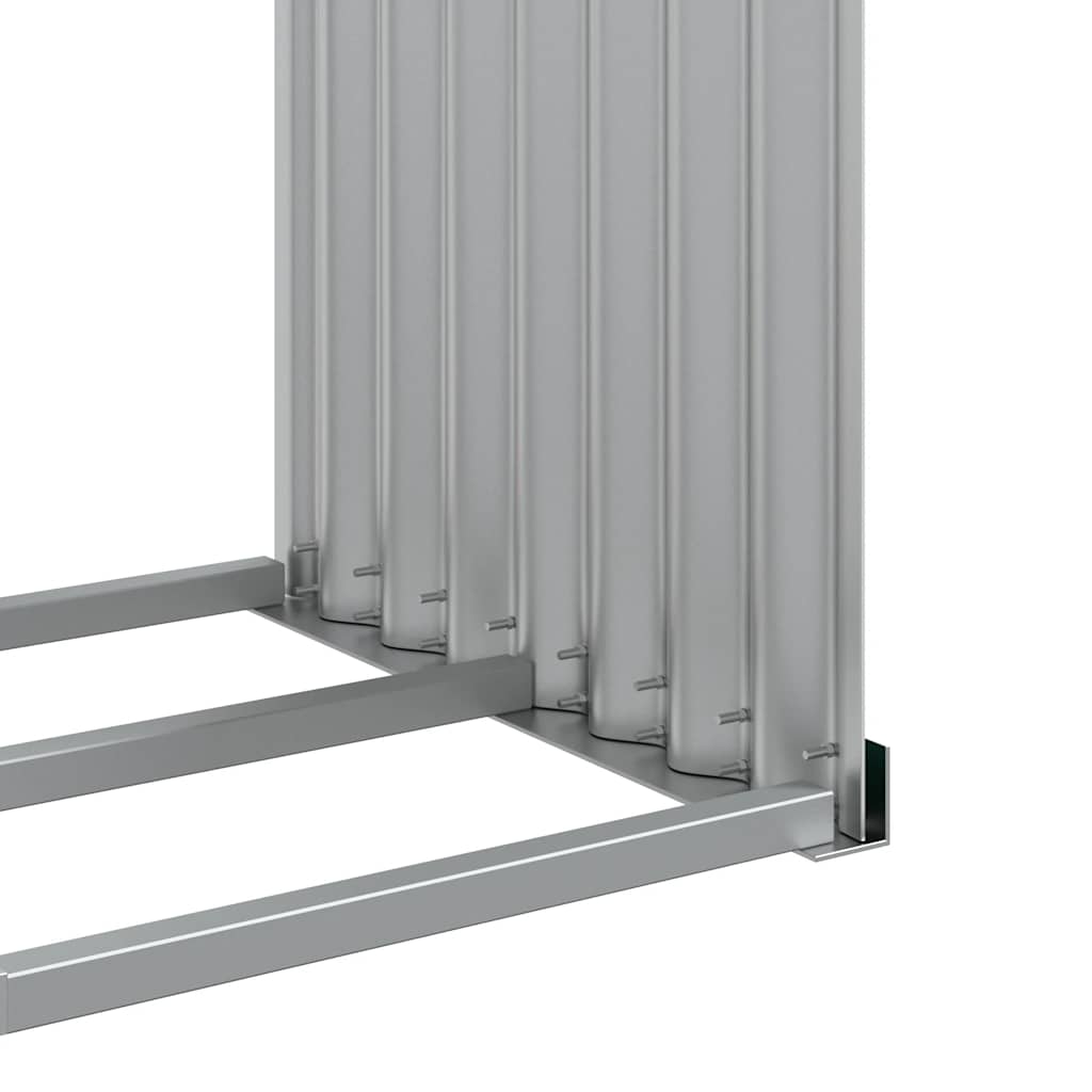 Vedholder grønn 120x45x140 cm galvanisert stål