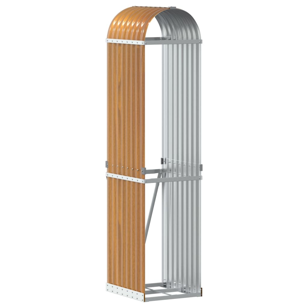 Vedholder treutseende 40x45x170 cm galvanisert stål