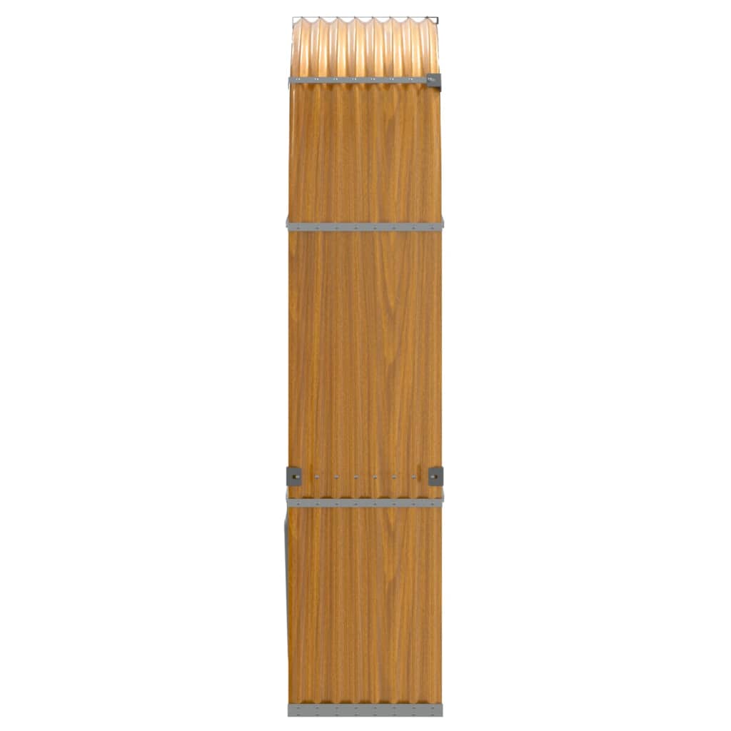 Vedholder treutseende 120x45x210 cm galvanisert stål