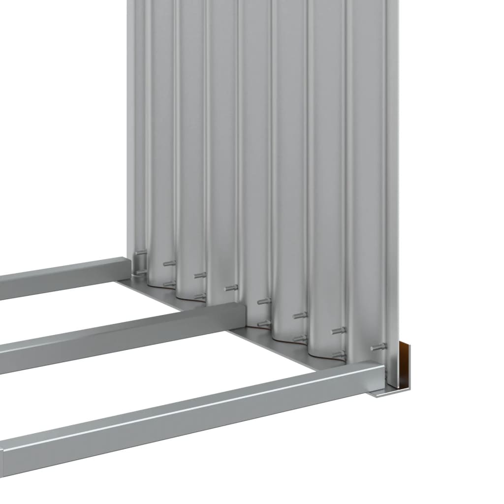 Vedholder treutseende 120x45x210 cm galvanisert stål