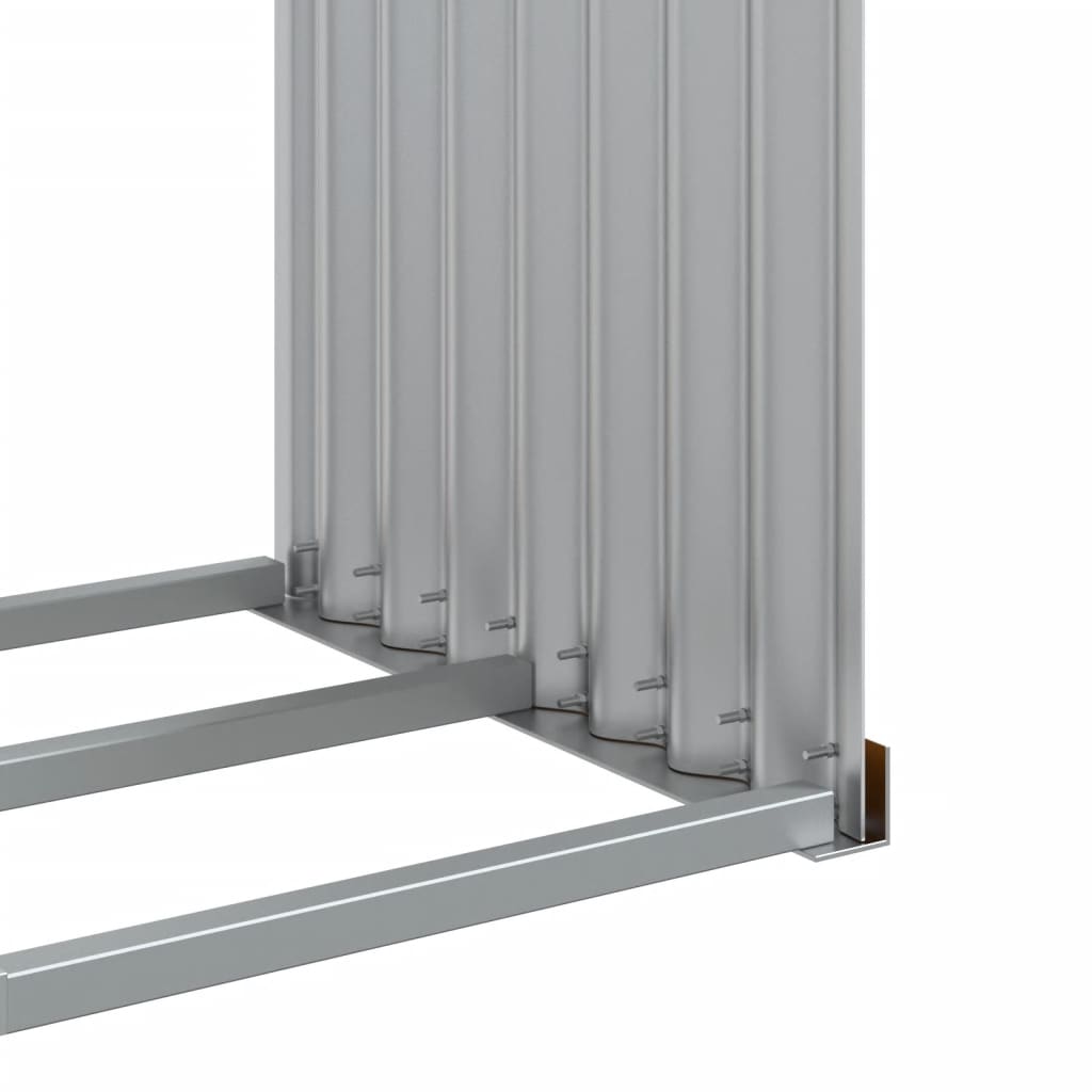 Vedholder treutseende 120x45x100 cm galvanisert stål