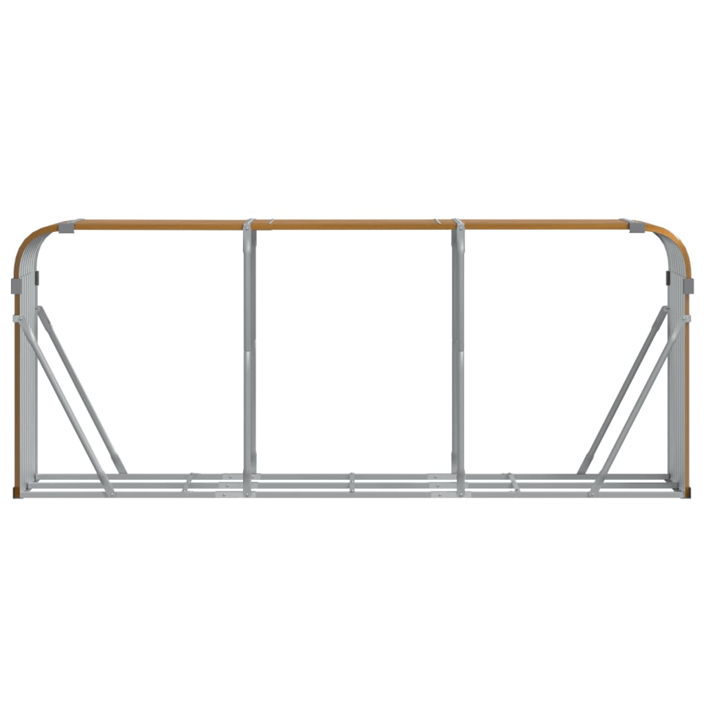 Vedholder treutseende 234x45x100 cm galvanisert stål