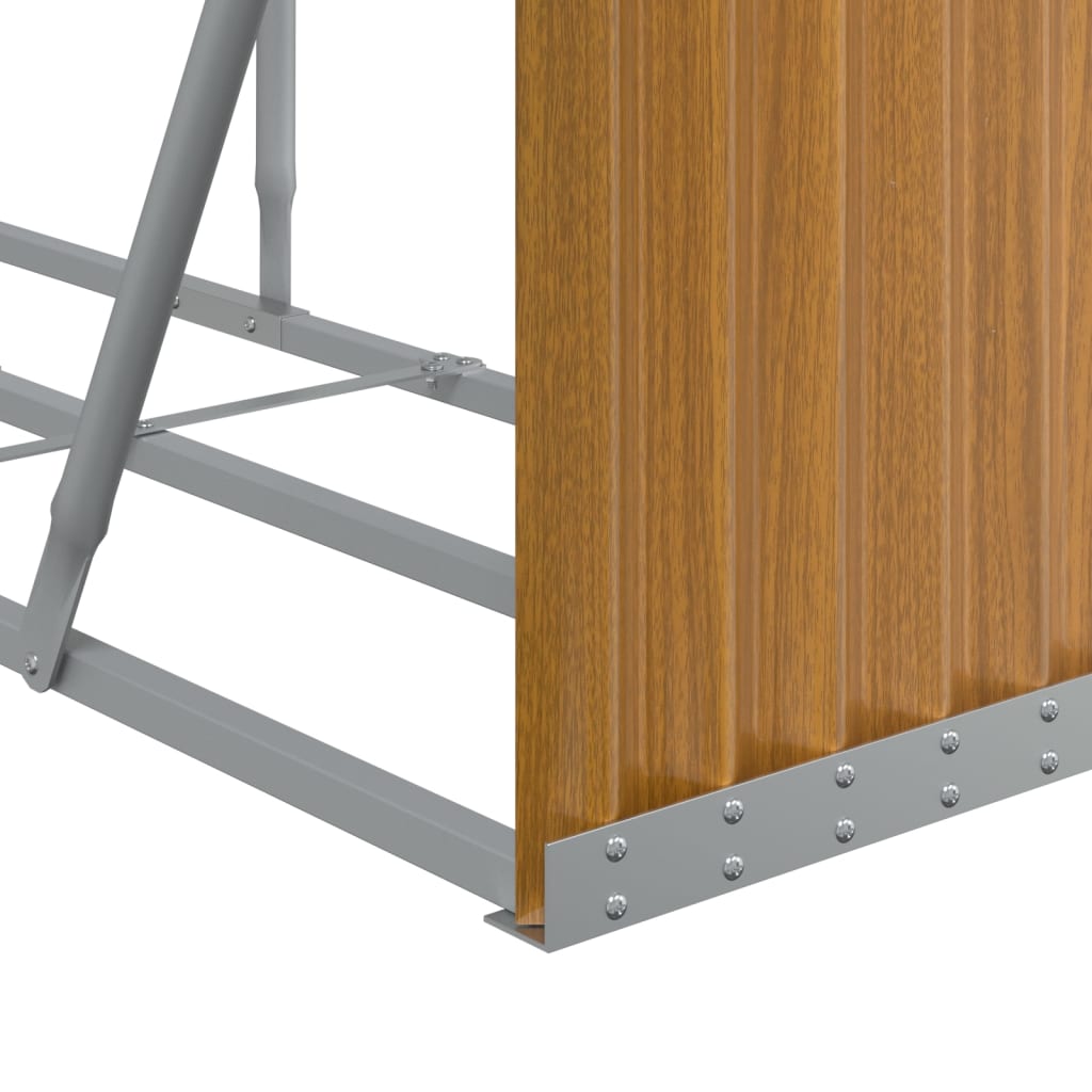 Vedholder treutseende 234x45x100 cm galvanisert stål