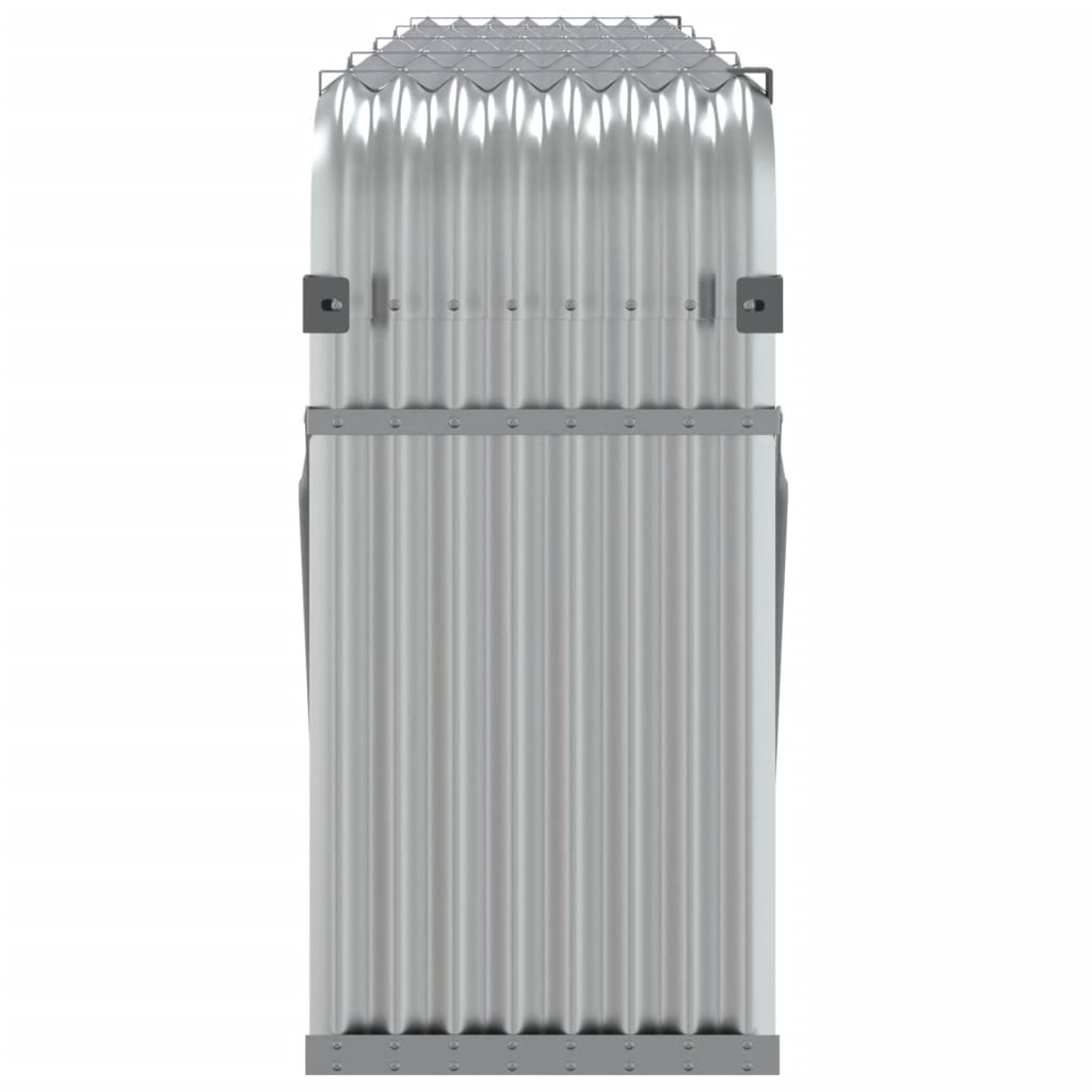 Vedholder sølv 300x45x100 cm galvanisert stål