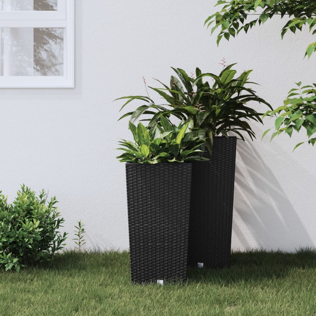 Plantekasse med avtakbar potte antrasitt 11 / 26,5 L PP-rotting