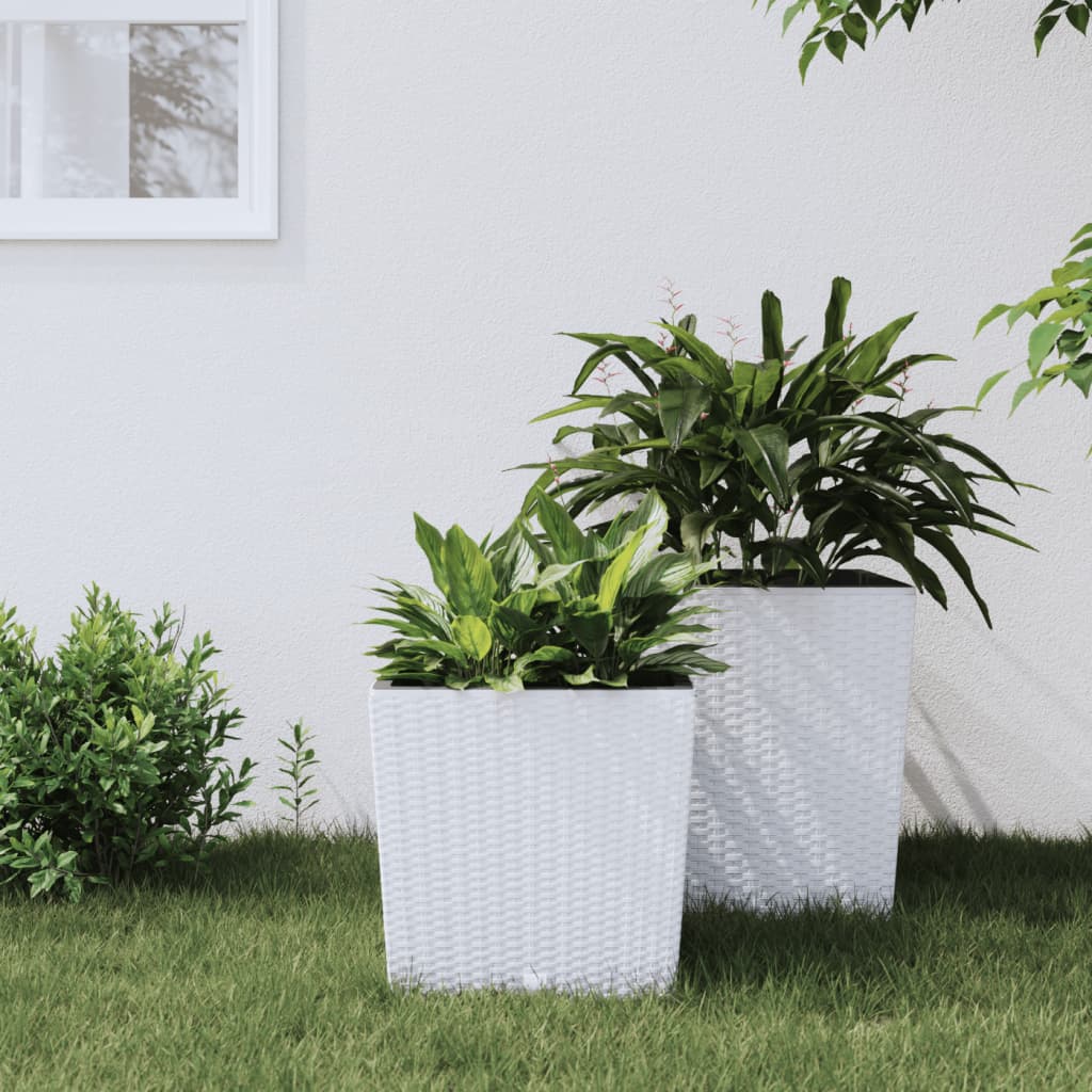 Plantekasse med avtakbar potte antrasitt 21 / 32 L PP rotting