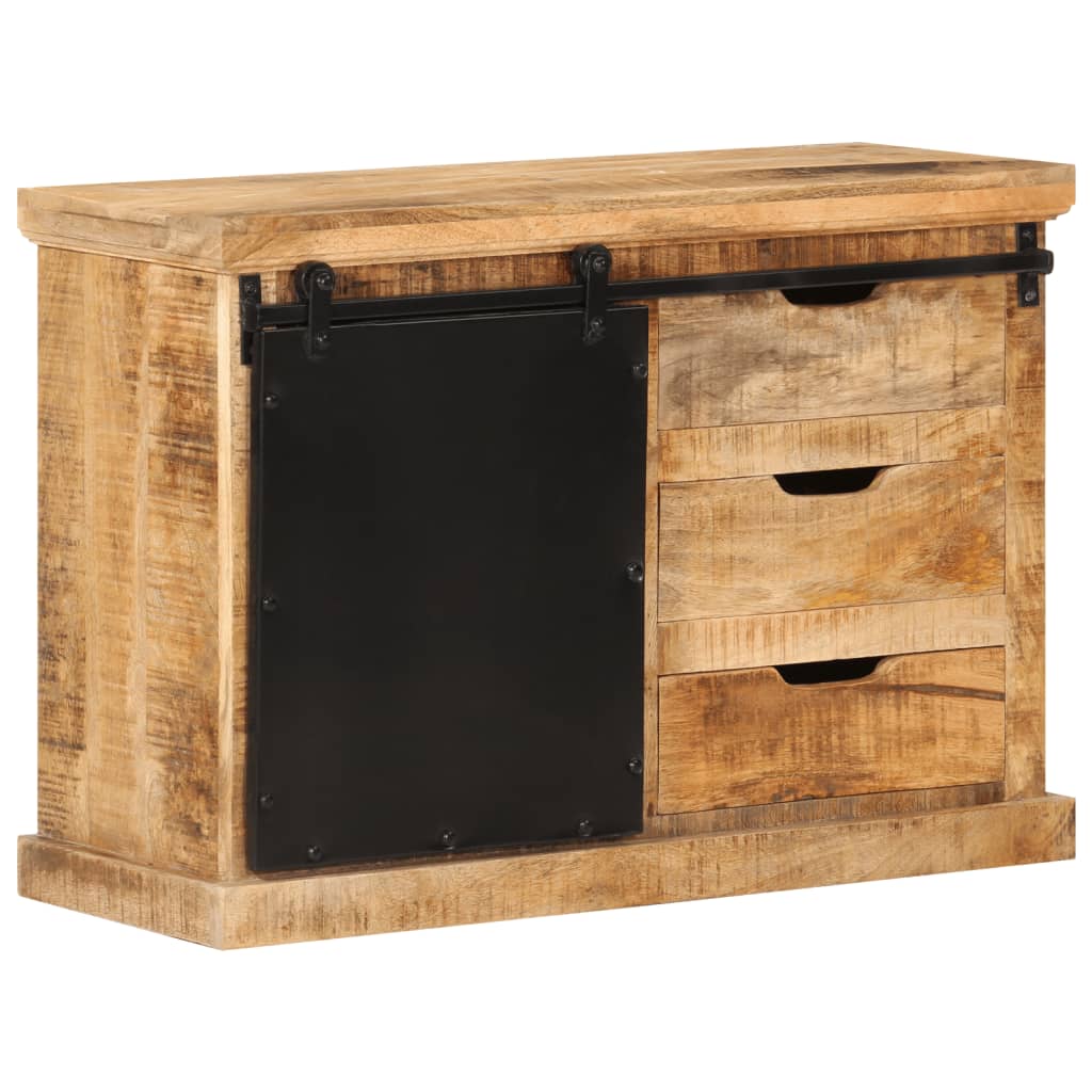 Skjenk 80x30x55 cm grov heltre mango
