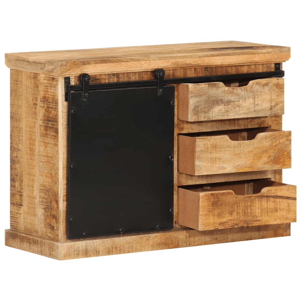 Skjenk 80x30x55 cm grov heltre mango