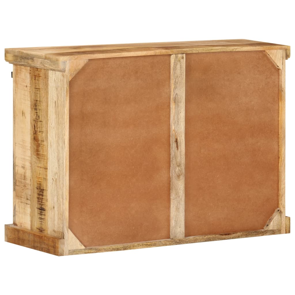 Skjenk 80x30x55 cm grov heltre mango