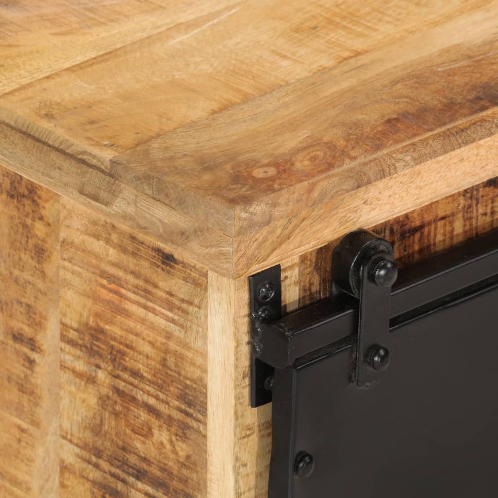 Skjenk 80x30x55 cm grov heltre mango
