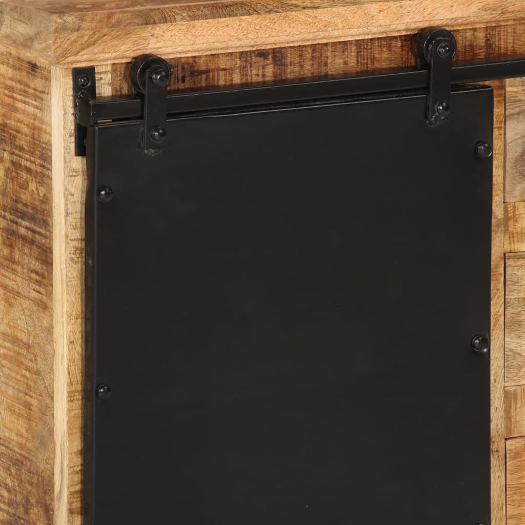 Skjenk 80x30x55 cm grov heltre mango