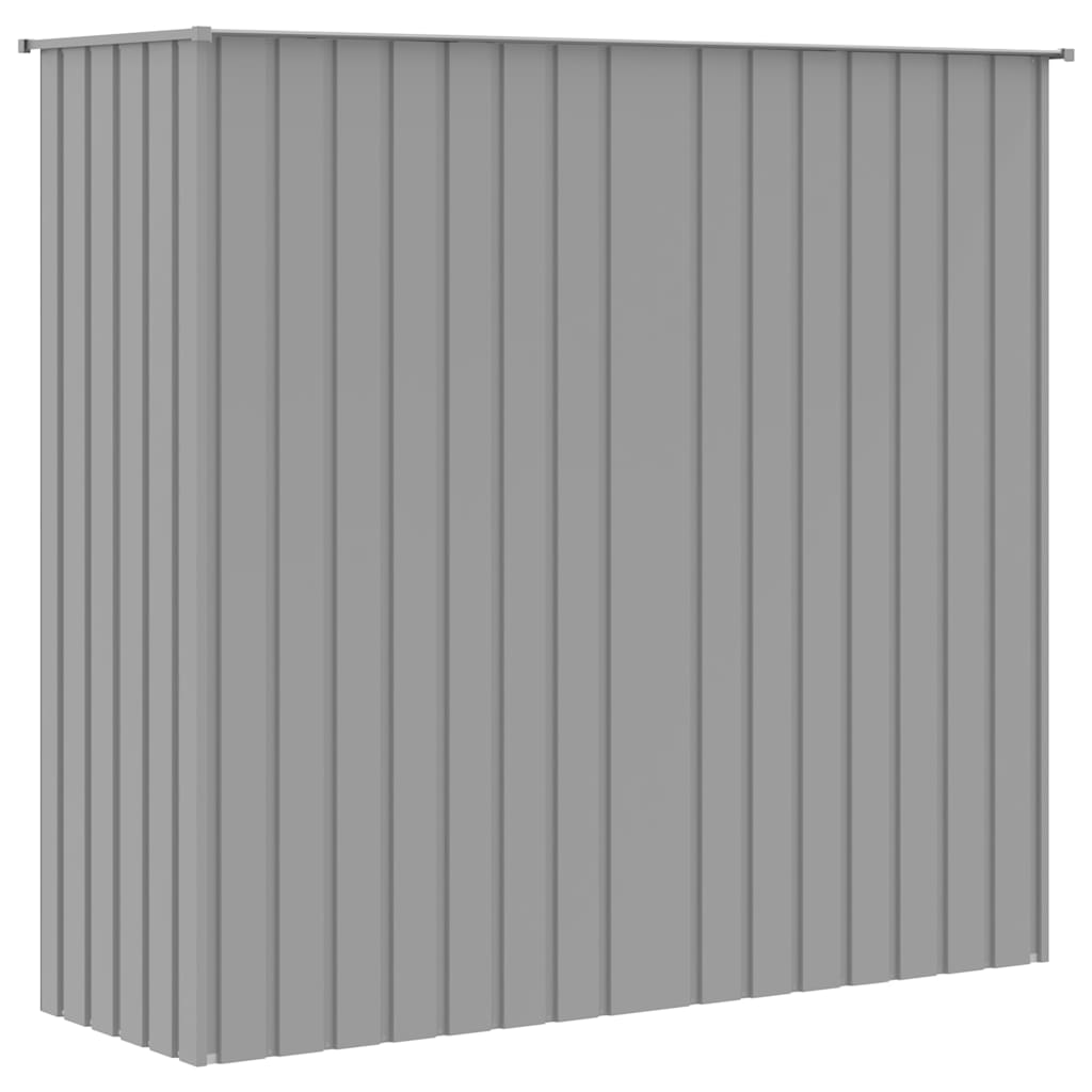 Fuglebur grå 215x78x200 cm galvanisert stål