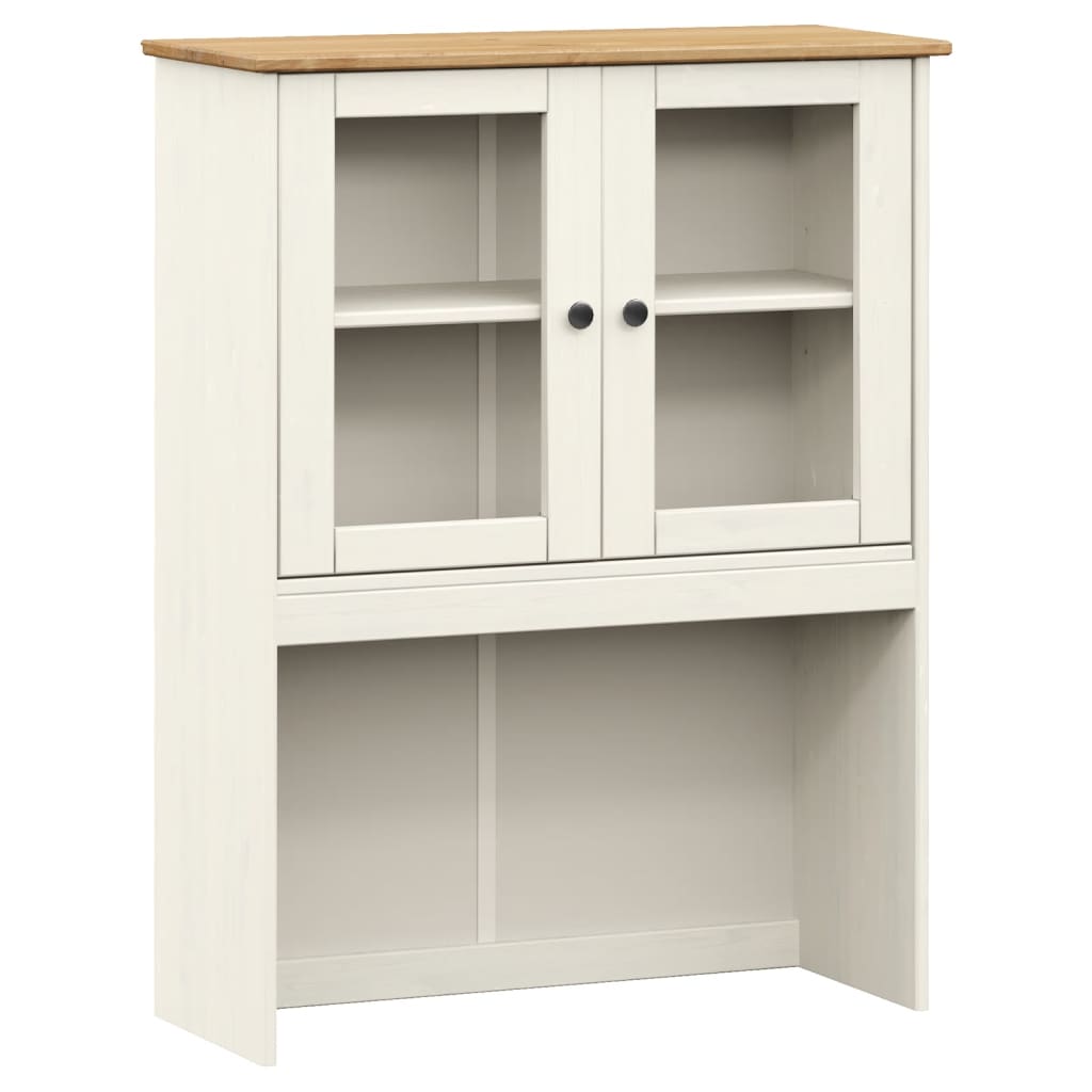 Highboard VIGO hvit 78x40x175 cm heltre furu vidaXL