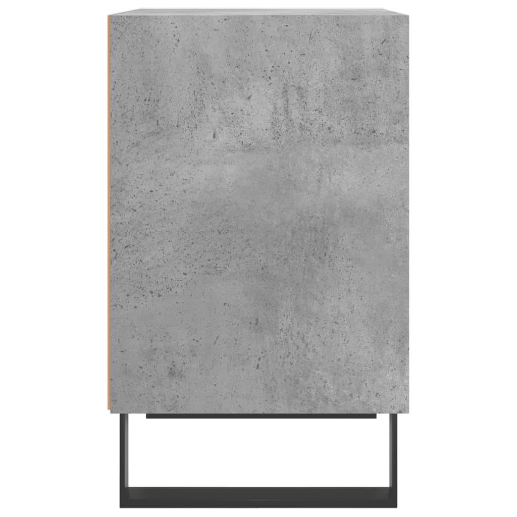 Nattbord 2 stk betonggrå 40x30x50 cm konstruert tre