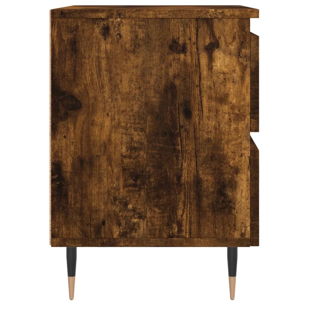 Nattbord røkt eik 40x35x50 cm konstruert tre