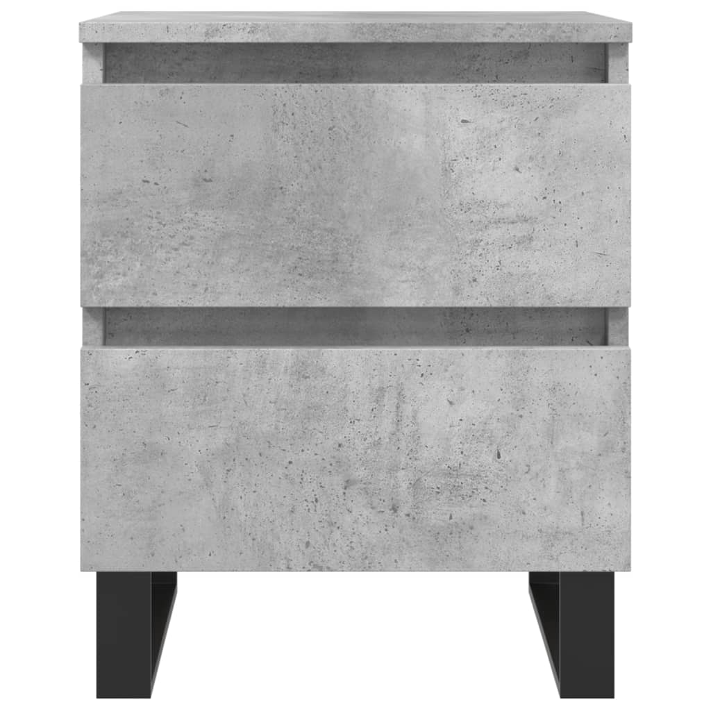 Nattbord betonggrå 40x35x50 cm konstruert tre