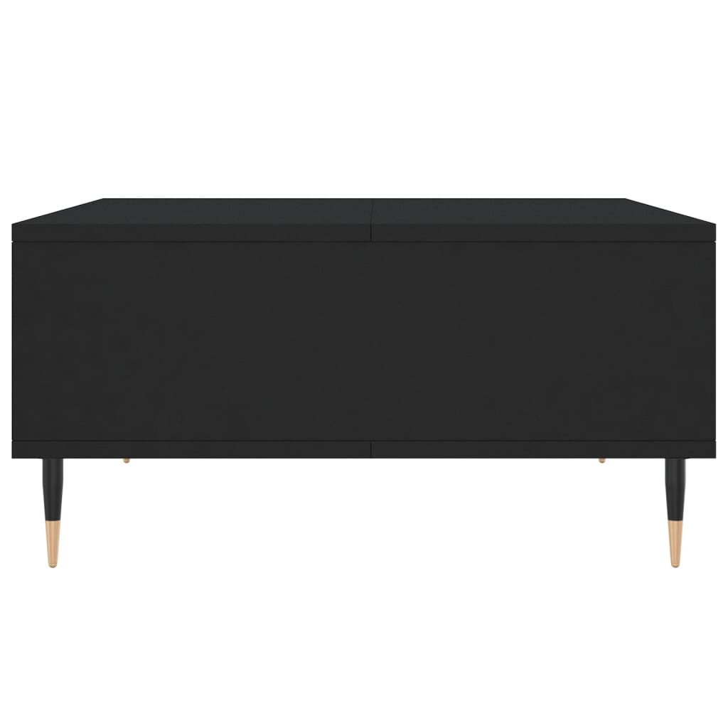 Salongbord svart 60x60x30 cm konstruert tre