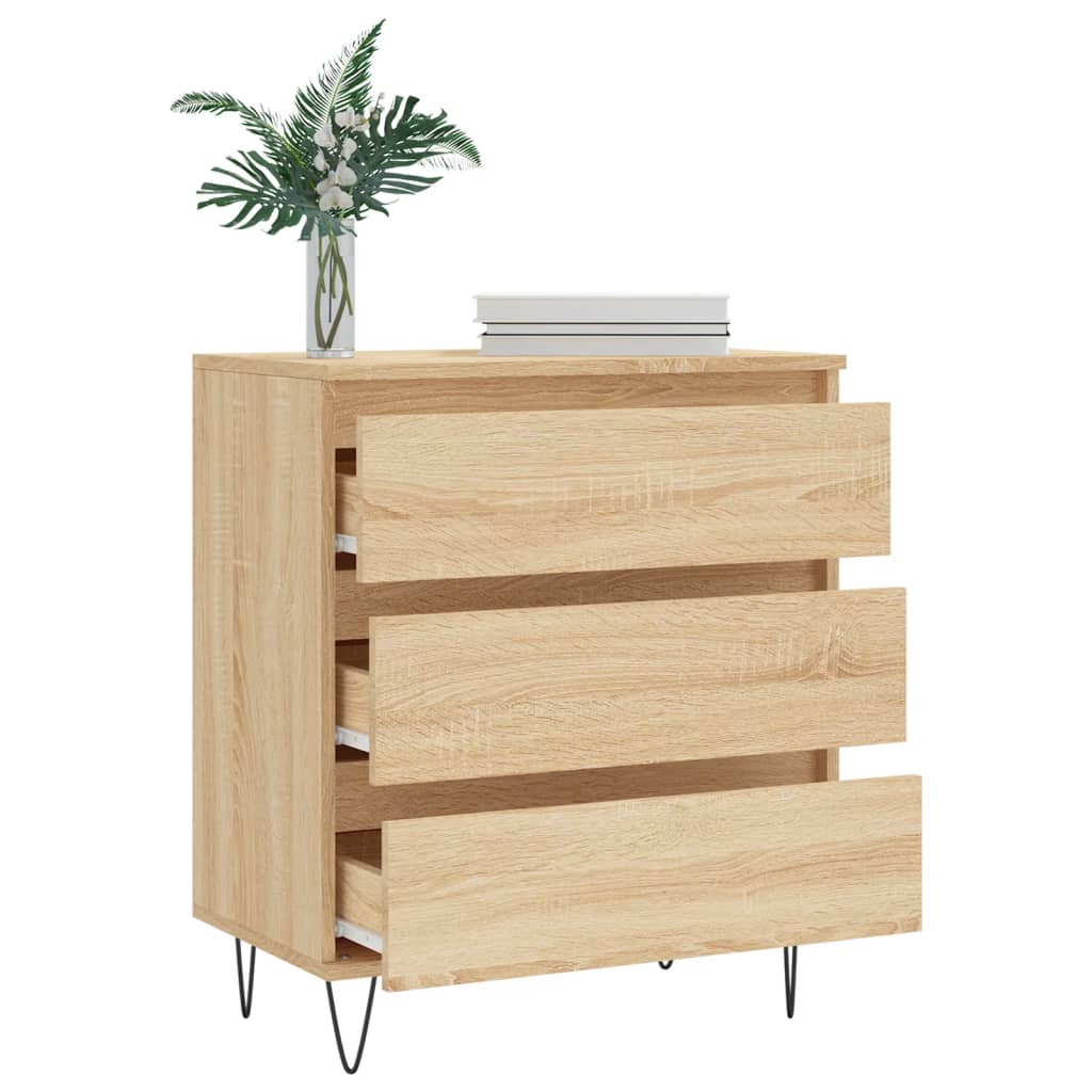 Skjenk sonoma eik 60x35x70 cm konstruert tre