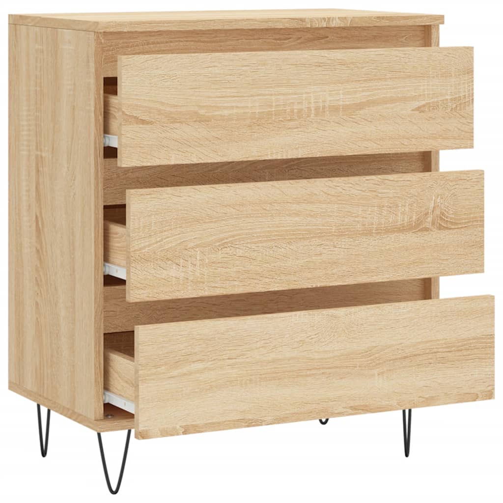 Skjenk sonoma eik 60x35x70 cm konstruert tre