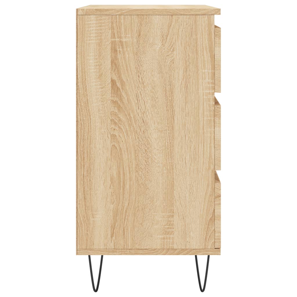 Skjenk sonoma eik 60x35x70 cm konstruert tre