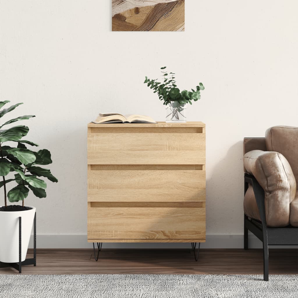 Skjenk sonoma eik 60x35x70 cm konstruert tre
