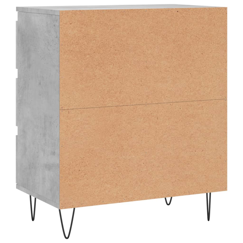 Skjenk betonggrå 60x35x70 cm konstruert tre