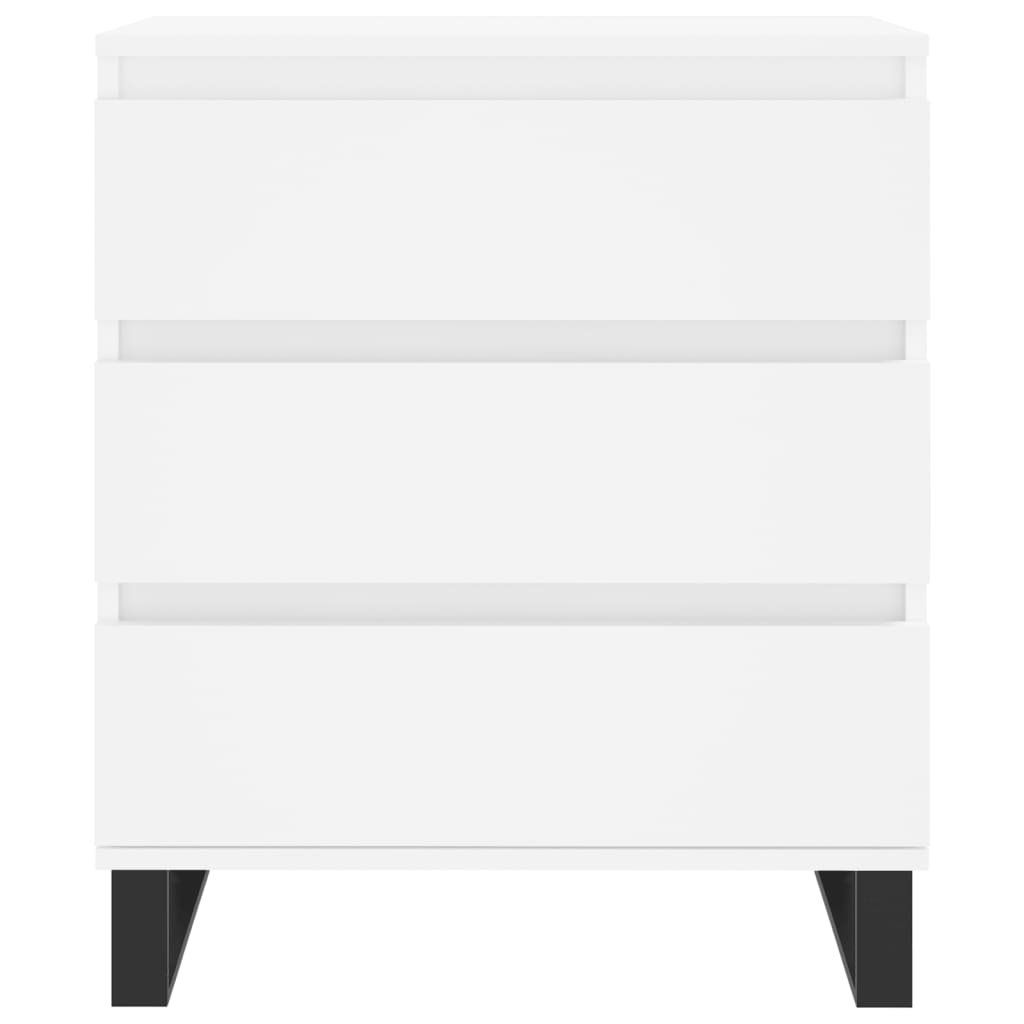 Skjenk hvit 60x35x70 cm konstruert tre