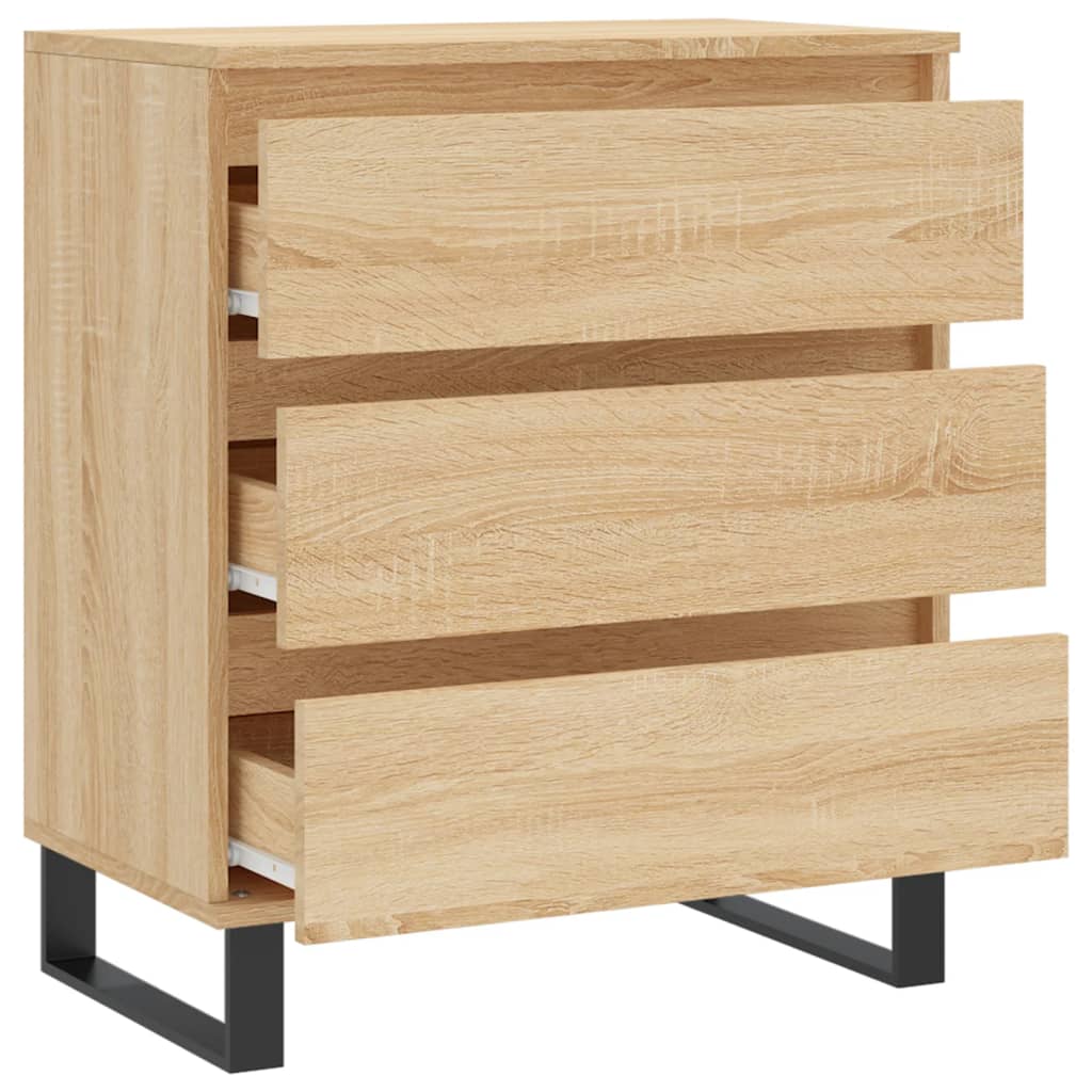 Skjenk sonoma eik 60x35x70 cm konstruert tre