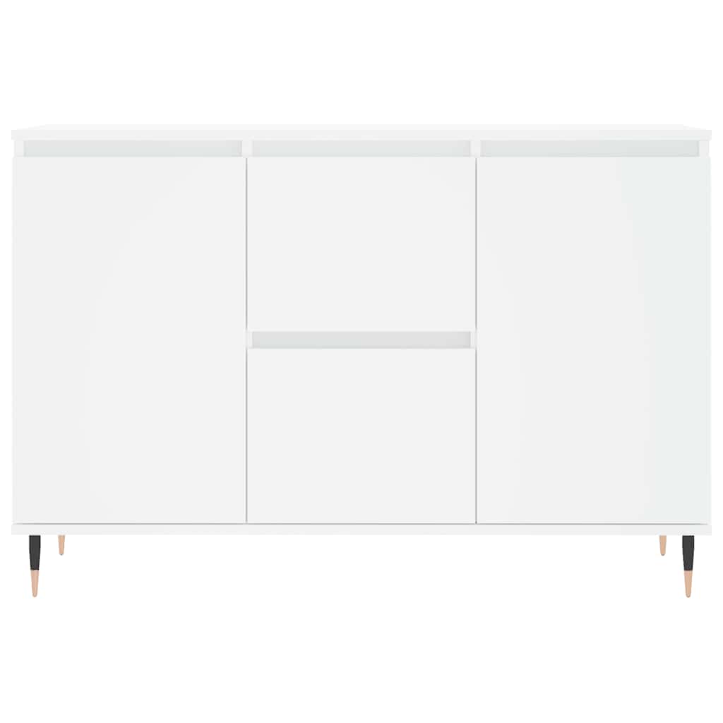 Skjenk hvit 101,5x35x70 cm konstruert tre vidaXL