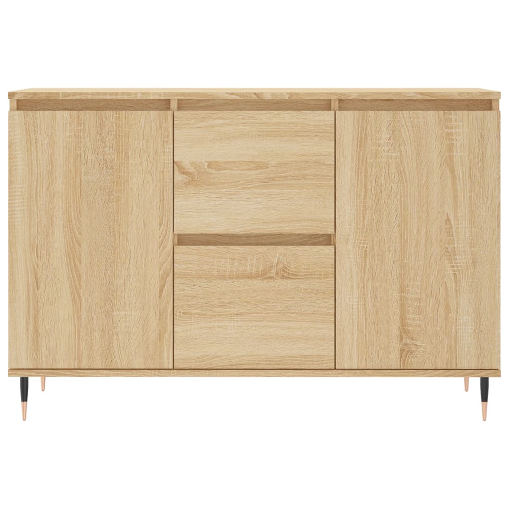 Skjenk sonoma eik 101,5x35x70 cm konstruert tre