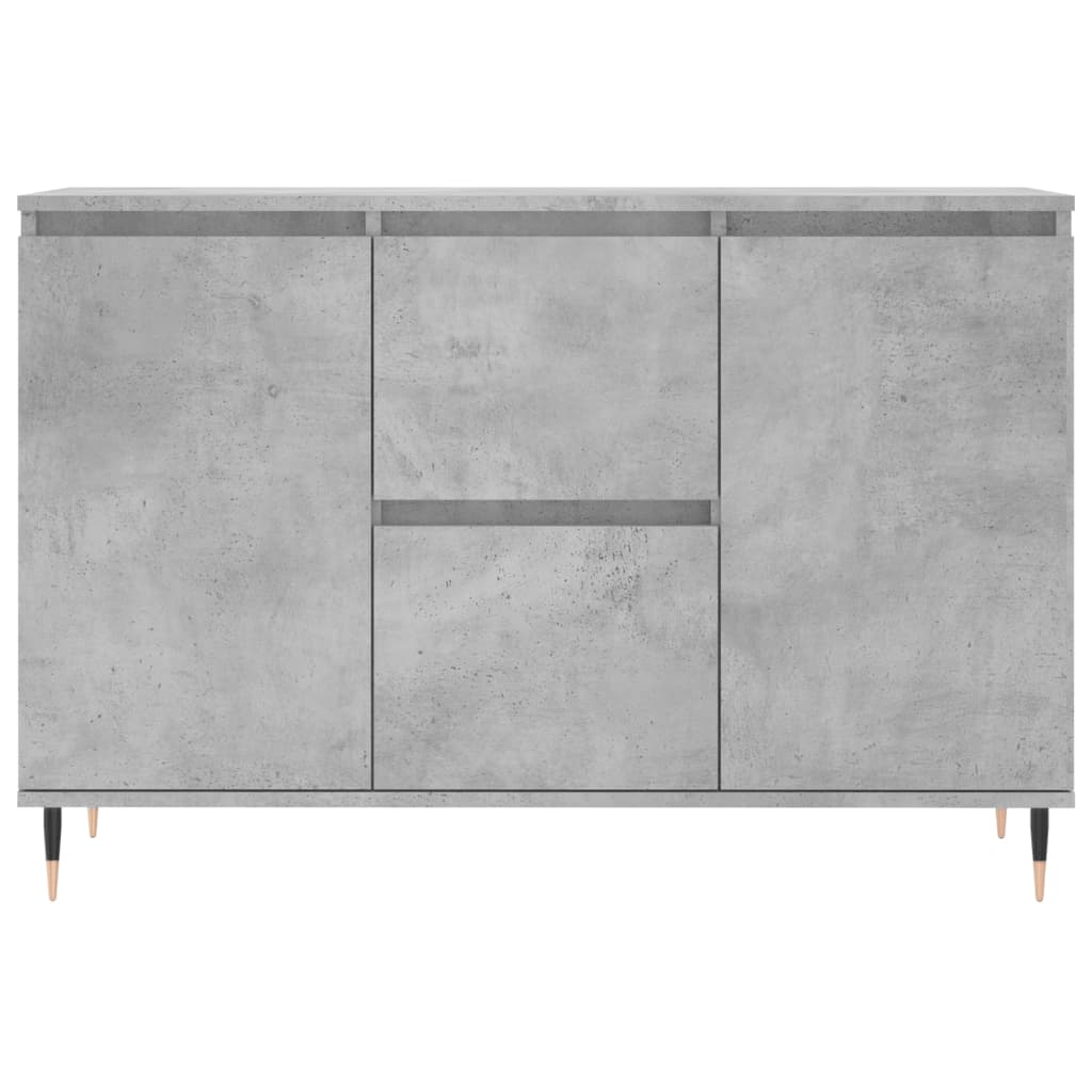 Skjenk grå 101,5x35x70 cm konstruert tre