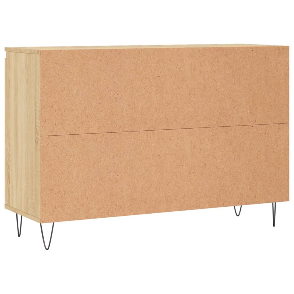 Skjenk sonoma eik 101,5x35x70 cm konstruert tre