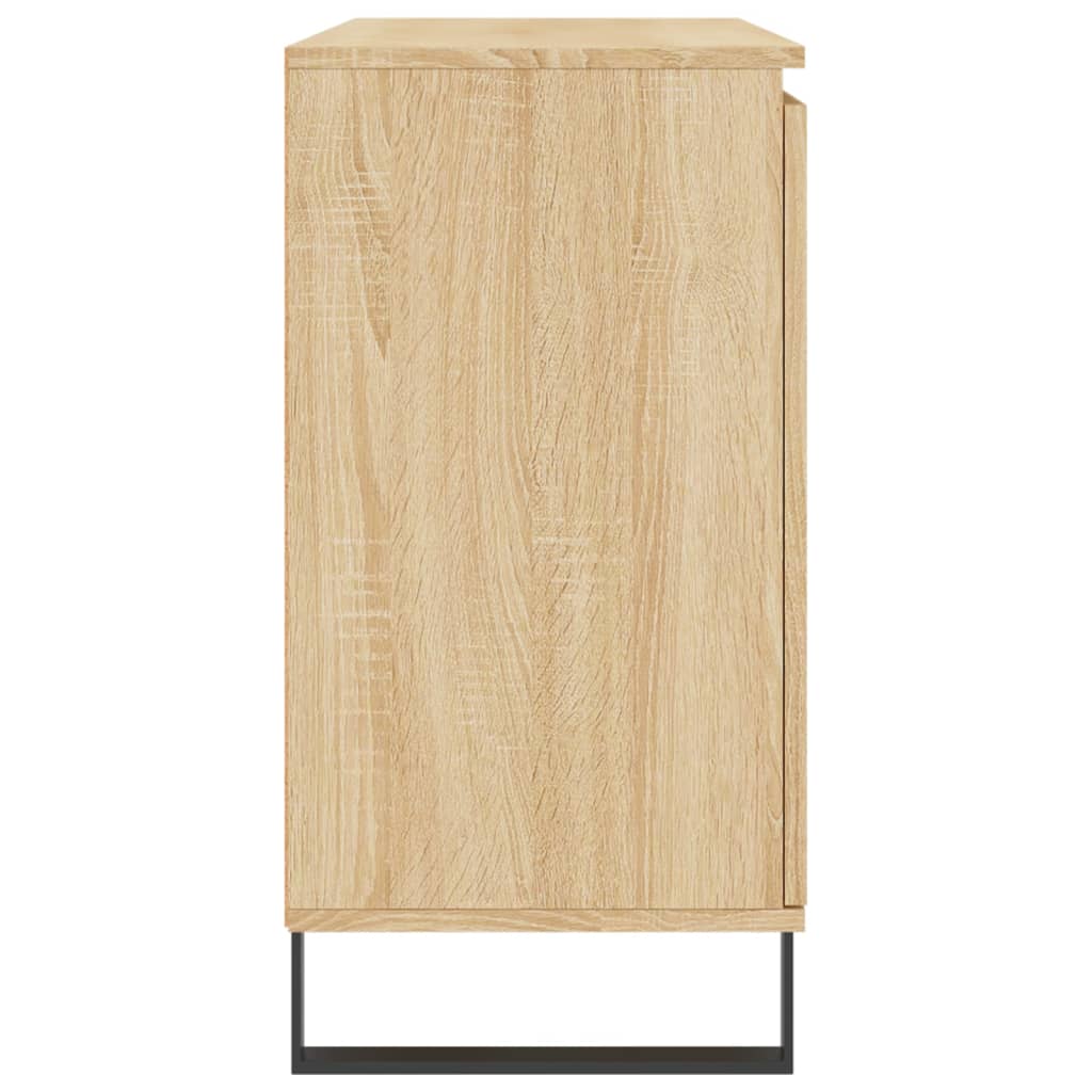 Skjenk sonoma eik 101,5x35x70 cm konstruert tre