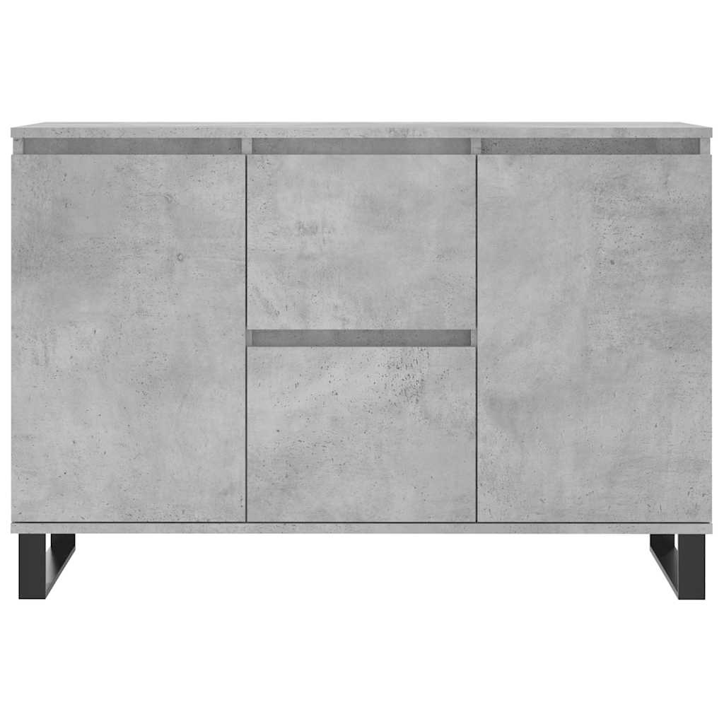 Skjenk grå 101,5x35x70 cm konstruert tre vidaXL