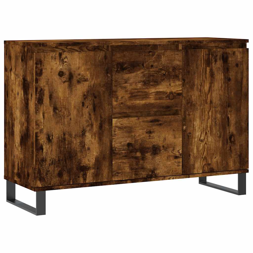 Skjenk røkt eik 101,5x35x70 cm konstruert tre vidaXL