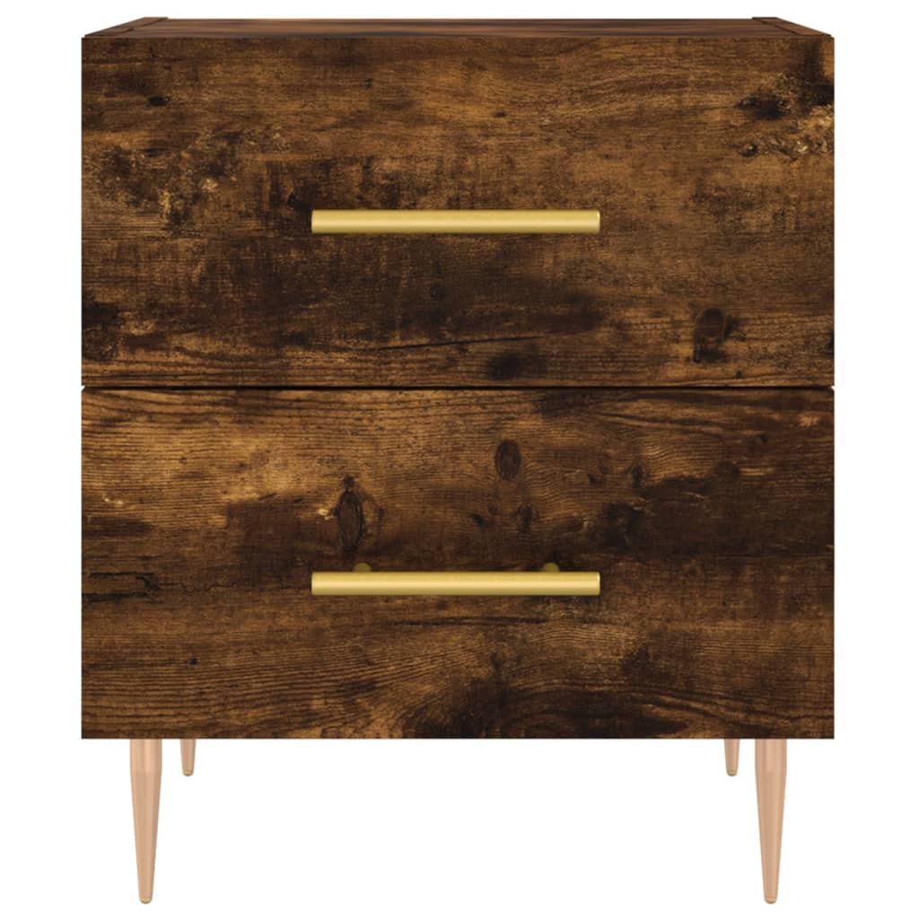 Nattbord røkt eik 40x35x47,5 cm konstruert tre