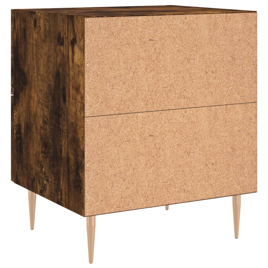 Nattbord røkt eik 40x35x47,5 cm konstruert tre