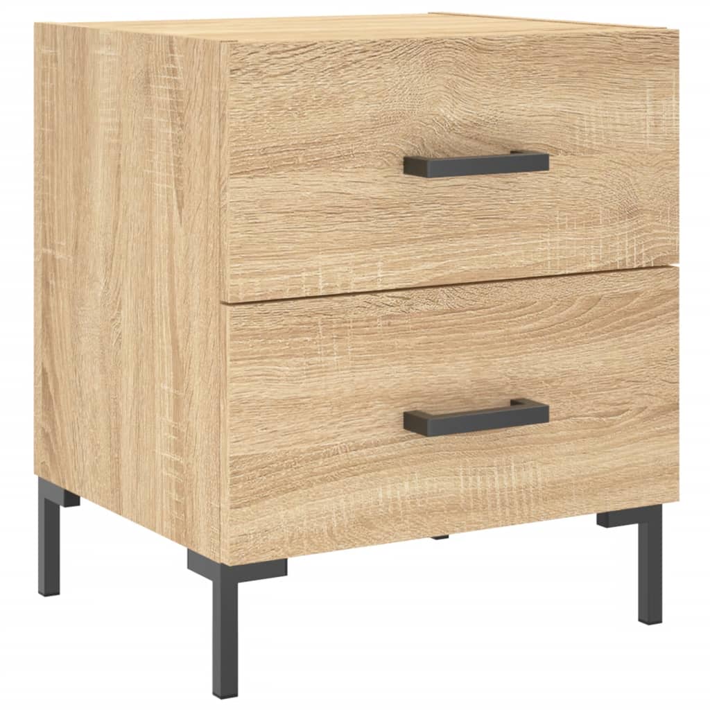 Nattbord 2 stk sonoma eik 40x35x47,5 cm konstruert tre