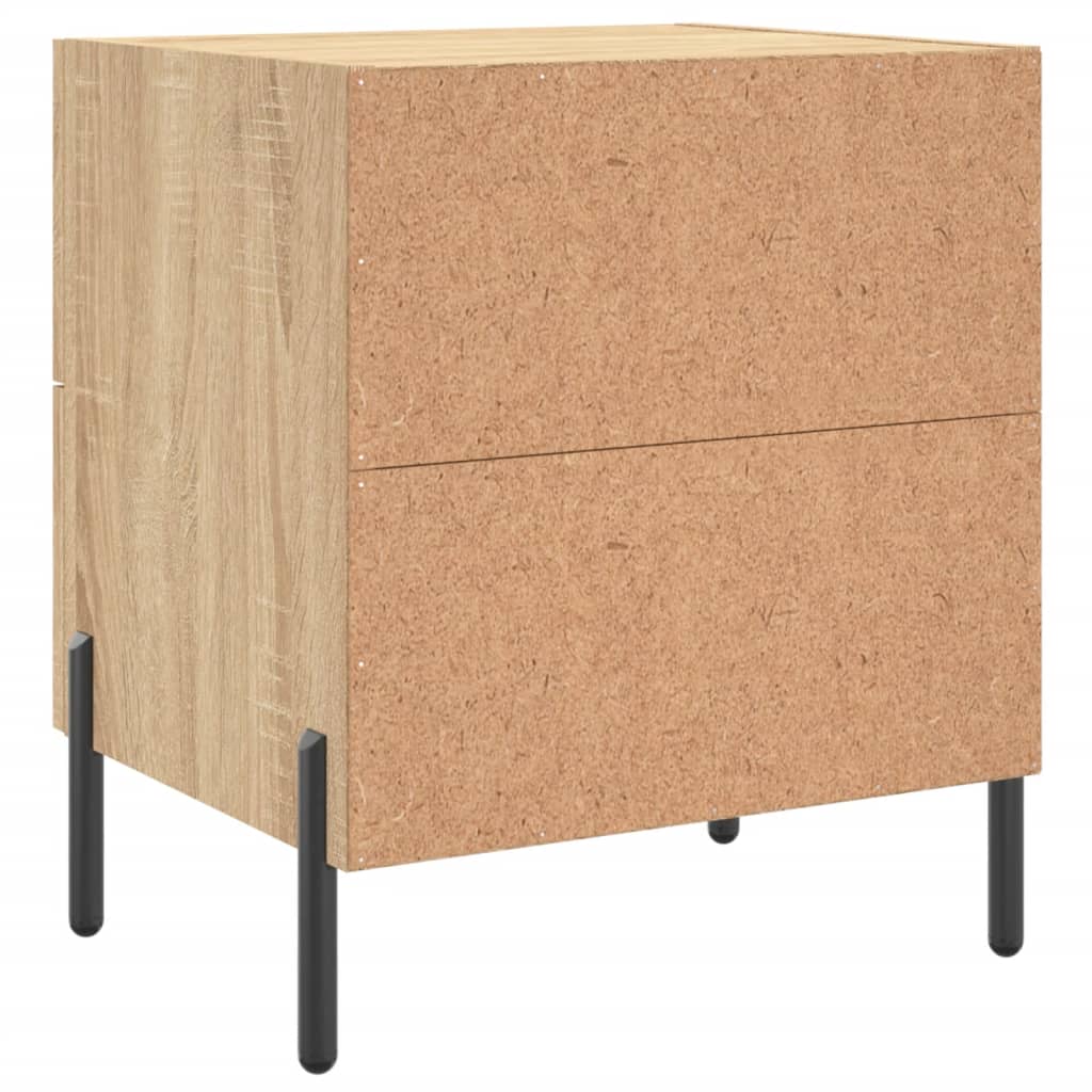Nattbord sonoma eik 40x35x47,5 cm konstruert tre