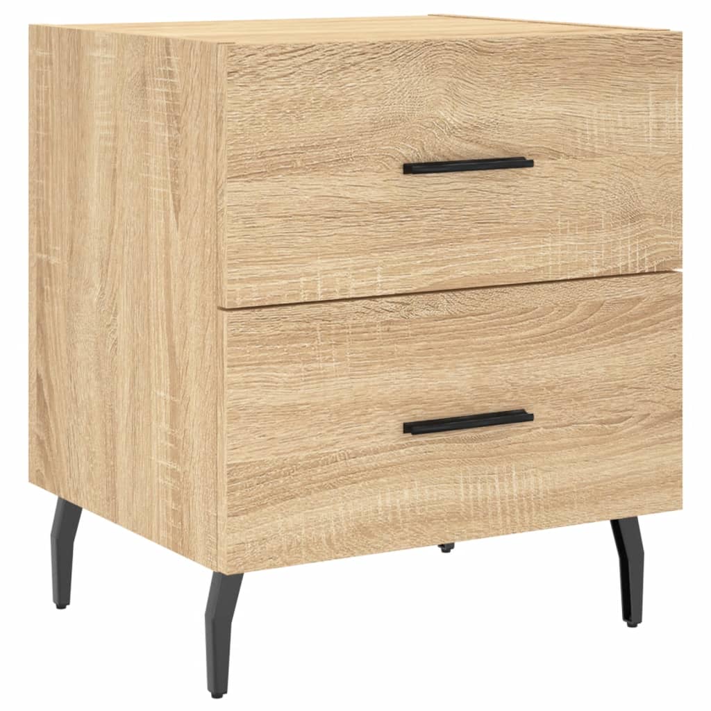 Nattbord 2 stk sonoma eik 40x35x47,5 cm konstruert tre