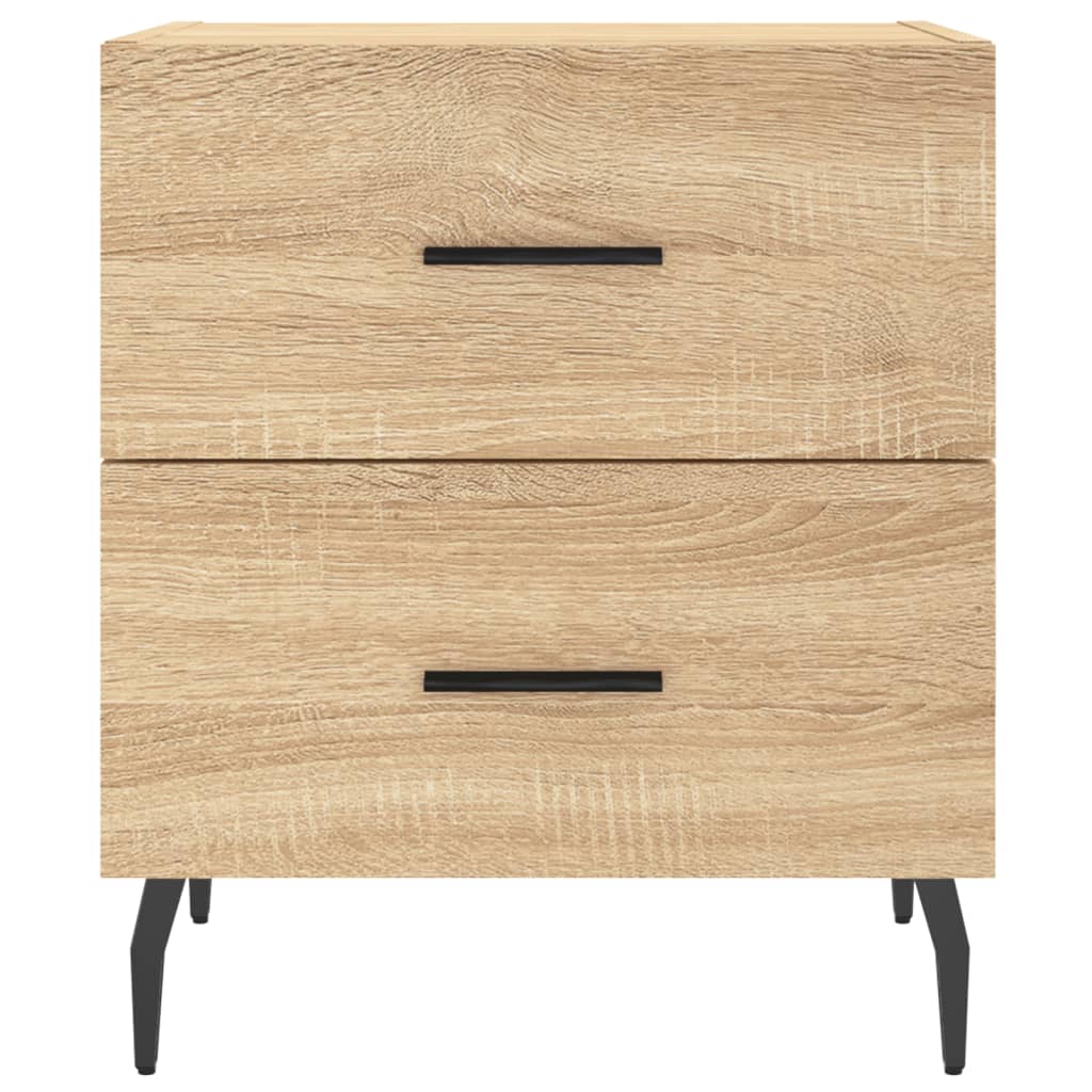 Nattbord 2 stk sonoma eik 40x35x47,5 cm konstruert tre