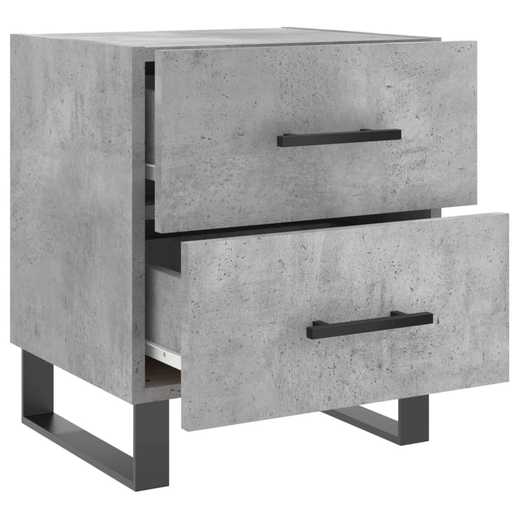 Nattbord betonggrå 40x35x47,5 cm konstruert tre