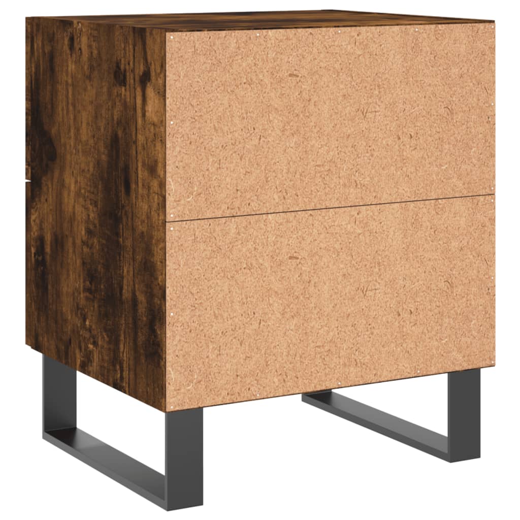 Nattbord røkt eik 40x35x47,5 cm konstruert tre