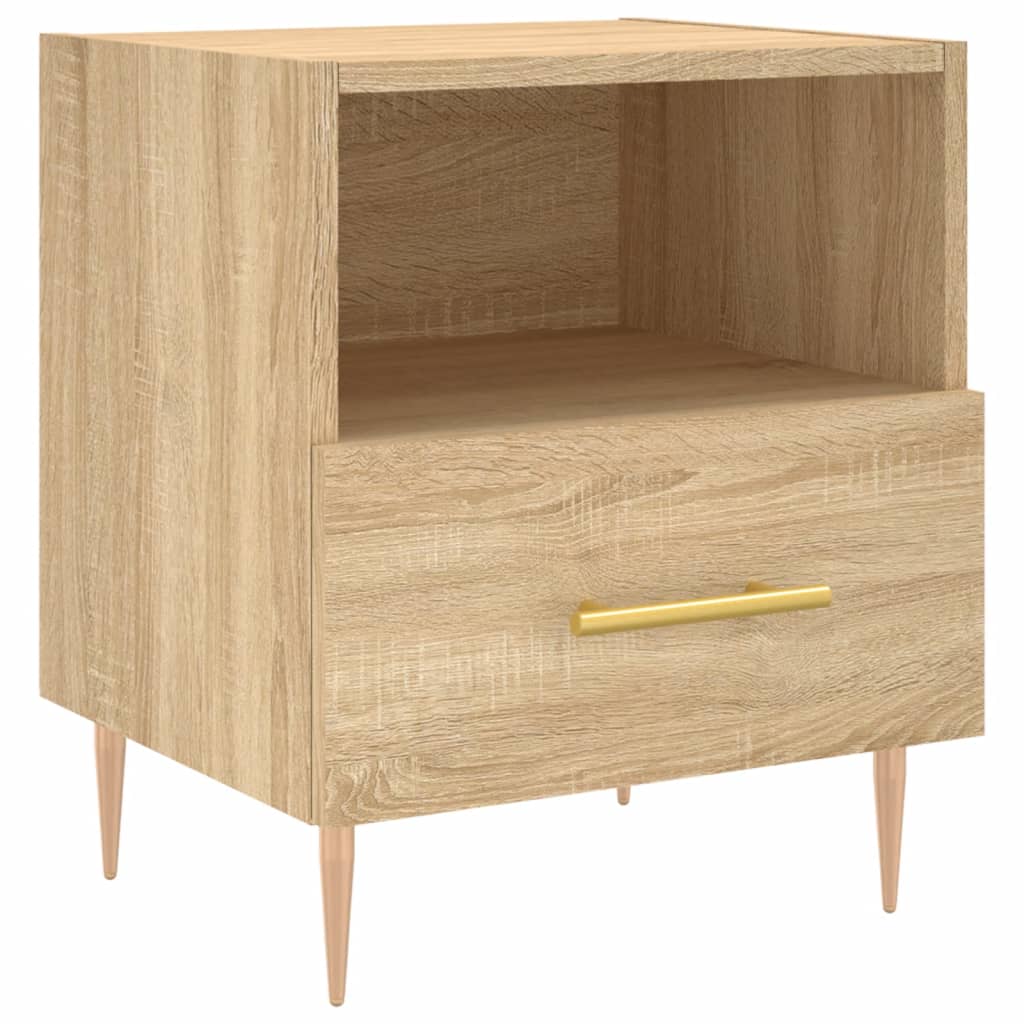 Nattbord sonoma eik 40x35x47,5 cm konstruert tre