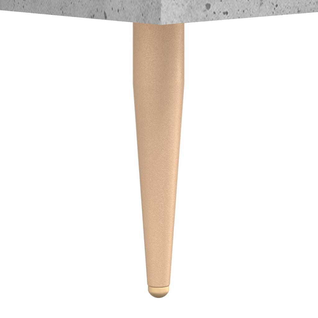 Nattbord 2 stk betonggrå 40x35x47,5 cm konstruert tre